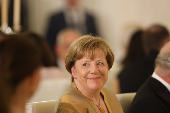 Former German Chancellor Angela Merkel.