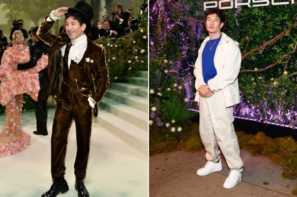 Barry Keoghan went from mad hatter to sportswear chic.