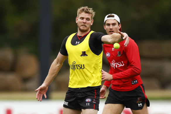 Hurley at the club’s training session on Thursday.