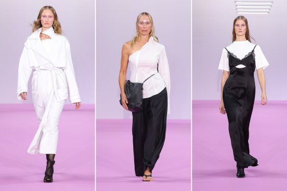 The Anna Quan show featured a few pre-loved pieces interspersed with the new collection.