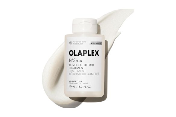 Olaplex No.3 plus hair repair pre-shampoo treatment.
