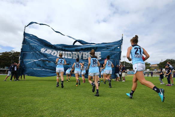 MC Labour was a major sponsor of Carlton’s AFLW side for years.