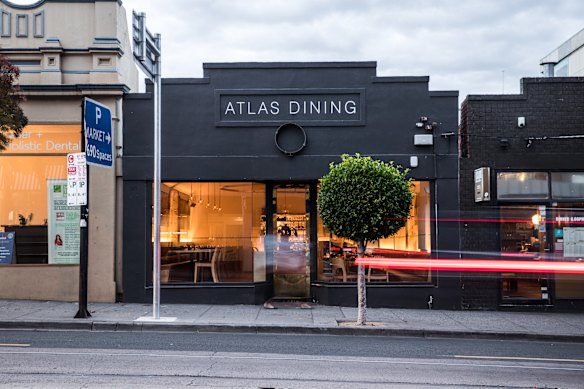 Atlas Dining on Commercial Road, South Yarra.