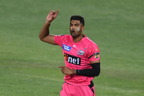 Sixers fast bowler Gurinder Sandhu has expressed his disappointment over news Sydney Big Bash games could be relocated amid the Avalon cluster