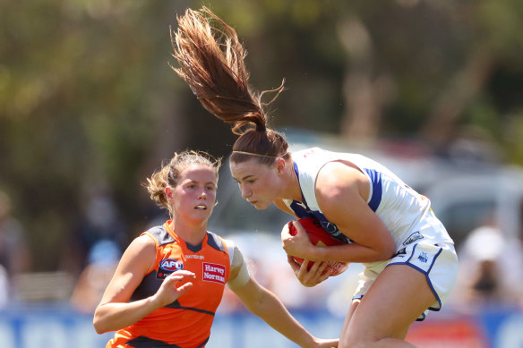 North Melbourne defender Aileen Gilroy is on the move to expansion club Hawthorn.