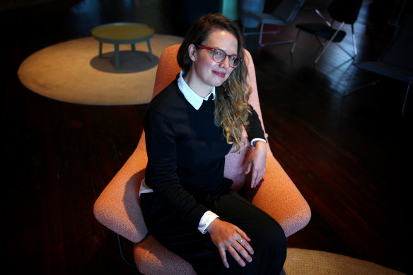 Culture Amp project manager Charlotte Hatherly enjoys the right to disconnect at her workplace.