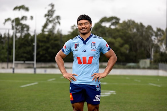 Stefano Utoikamanu was back in the Blues squad in 2025.