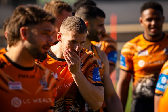 Adam Doueihi at Tigers training.