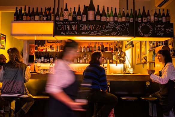 Inside Fitzroy’s Bar Liberty.