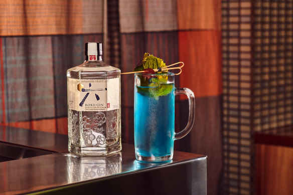 The Blue Rose Roku and Tonic.