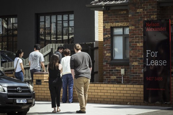 Vacancy rates are just 1.4 per cent in Melbourne, where rents have hit record highs.