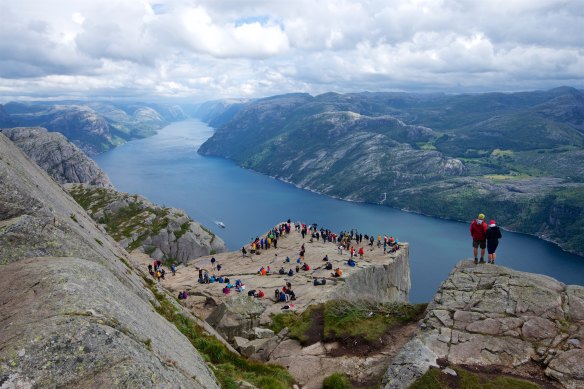 Majestic landscapes at Pulpit Rock.