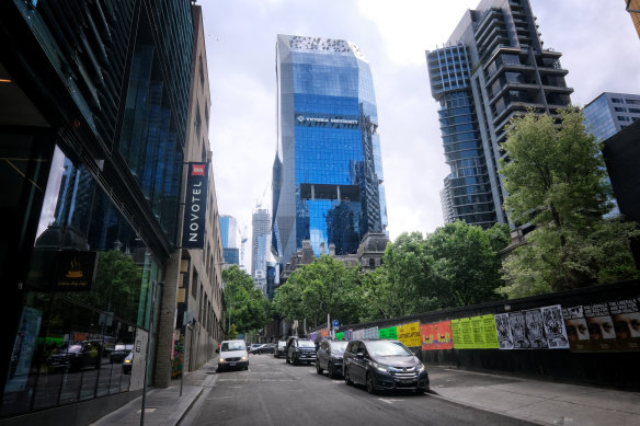 Victoria University’s CBD campus has more ventilation and is easier to navigate in a wheelchair.