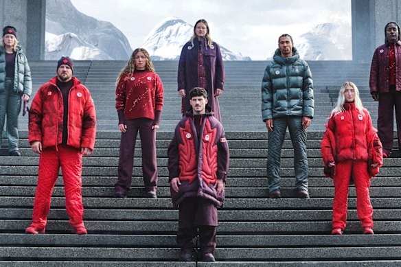The Team Canada uniforms by Lululemon.
