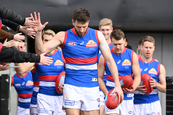 Marcus Bontempelli will continue to lead out the Western Bulldogs in 2023.