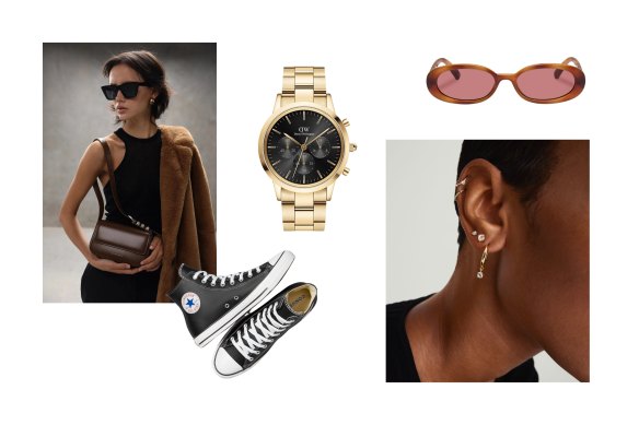 Dylan Kain; Converse; Daniel Wellington from David Jones; Le Specs; Mejuri.