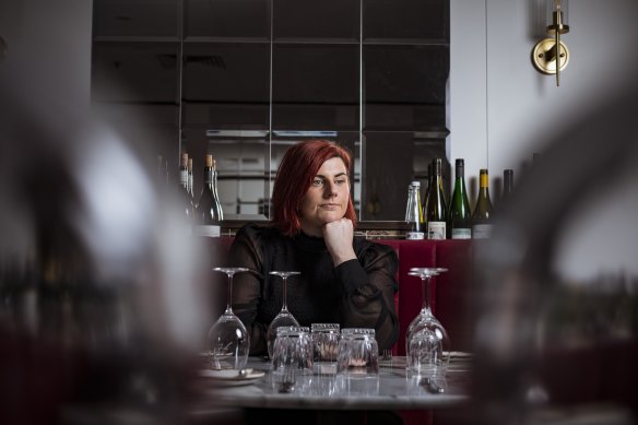 Ashleigh Dyer, co-owner of Hemingway’s Wine Bar in East Melbourne.