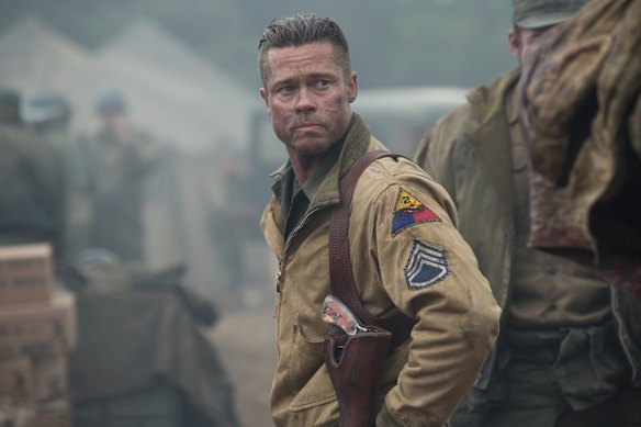 Brad Pitt in Fury.