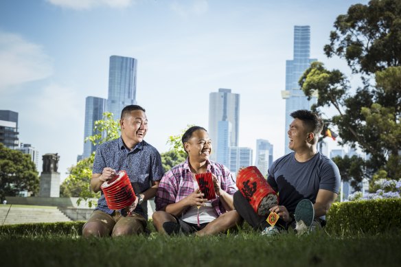 James Seow, Chris Macasiano and Ted Wong will attend a Lunar New Year and Midsumma Picnic on Sunday 