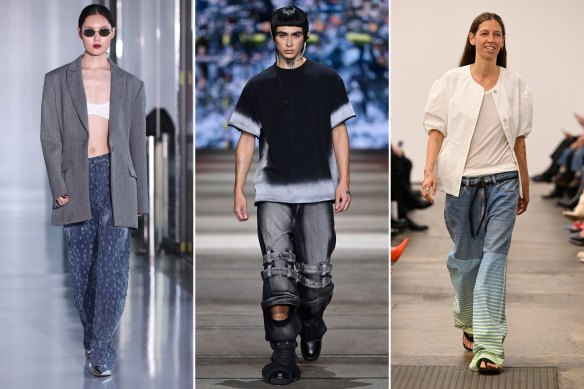 Pimped-up denim at Australian Fashion Week from Bec + Bridge, Injury and Verner.