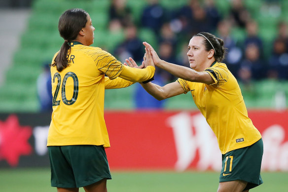 Lisa De Vanna still wants to play for the Matildas, but only if they want her.