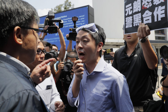 Pro-democracy Hong Kong lawmaker Ted Hui. 