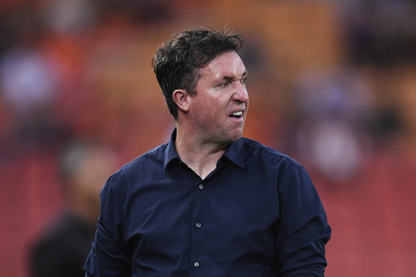 Brisbane Roar coach Robbie Fowler.