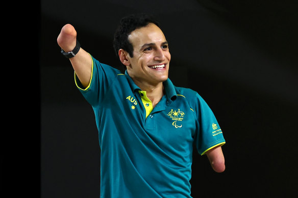Ahmed Kelly is a four-time Paralympian in swimming.