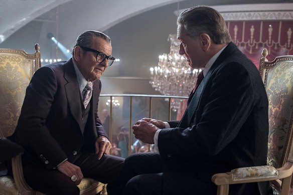 Joe Pesci and Robert De Niro in the Netflix movie The Irishman.