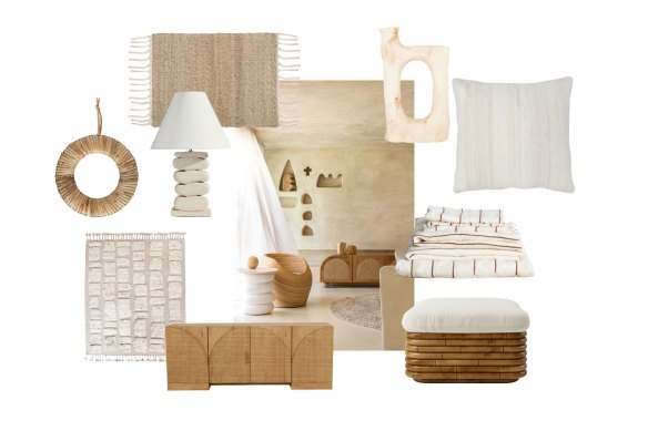 Create calm at home with shapes and shades borrowed from nature
