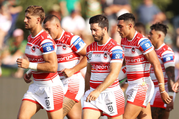 St George Illawarra left a lot to be desired with their showing against the Rabbitohs in Mudgee on Saturday.