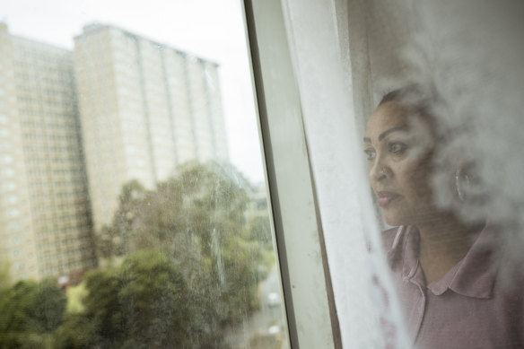 Ruth Eyakem has been a resident of the Racecourse Road housing towers for over 20 years.