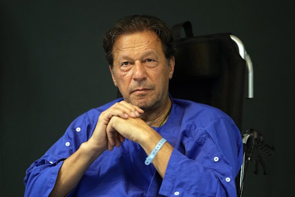 Former Pakistani prime minister and cricketer Imran Khan.