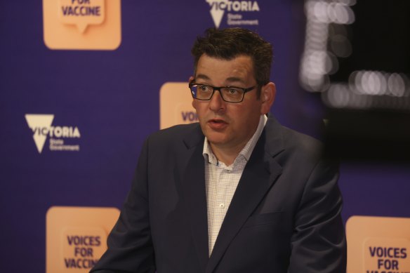 Victorian Premier Daniel Andrews.