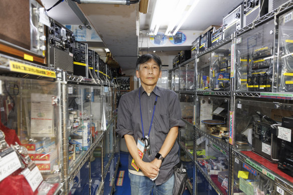 Shinya Sato has worked in the Akihabara Radio Centre in Tokyo for 20 years.