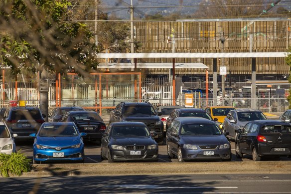 The Croydon railway station in Melbourne is one of the car parks promised to be upgraded as part of the government’s program.