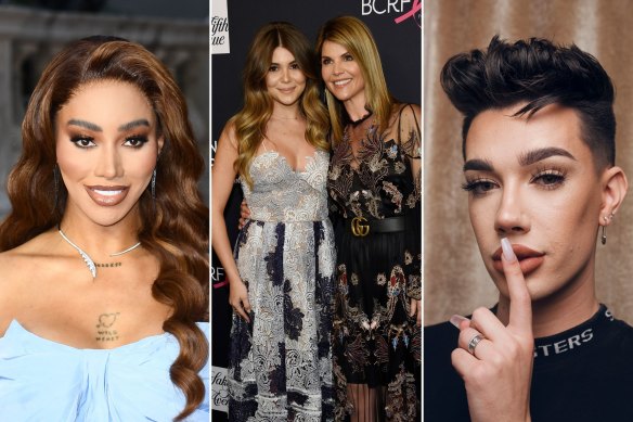Beauty ambassadors without immunity. Munroe Bergdorf, Olivia Jade (with mother Lori Loughlin) and James Charles all lost lucrative contracts with beauty companies.