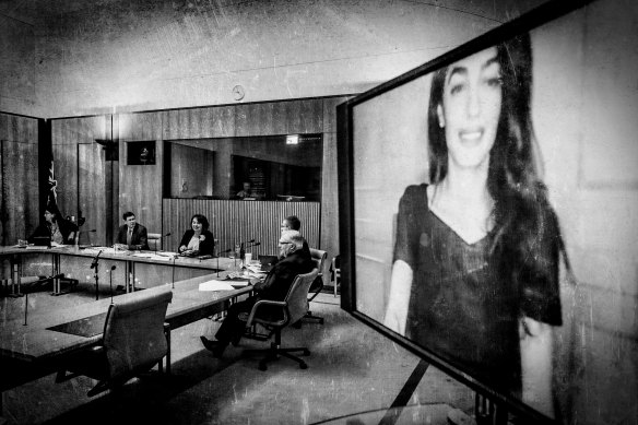 Barrister Amal Clooney told the inquiry via videolink that Australia should adopt strong Magnitsky sanctions. 