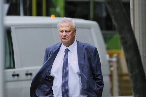 Kim Wells arriving at the Federal Court to give evidence against Pesutto in late September.