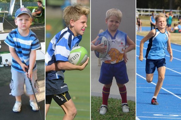 Ashcroft played many different sports as a kid, which his mother credits with helping finesse his sporting skills.