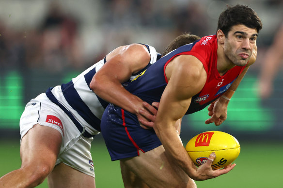 The Demons sorely missed injured star Christian Petracca in 2024.