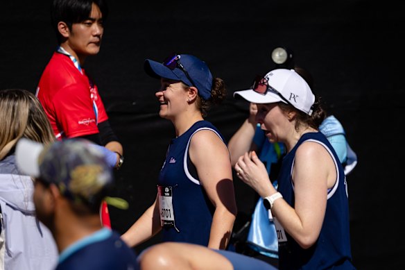 Ash Barty finished the 2026 Sydney Marathon. 