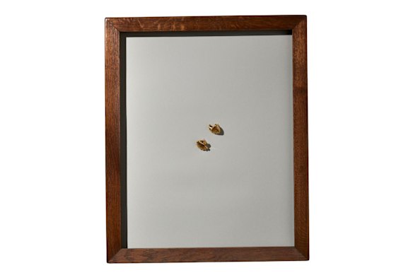 Brincos “concha”, US$ 45.