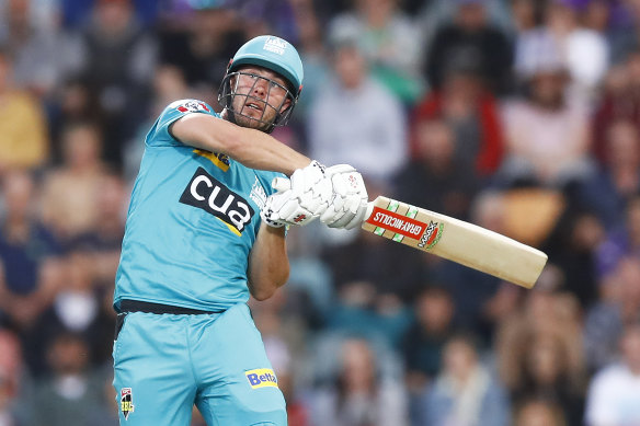 Big hitter: The Heat's skipper Chris Lynn.