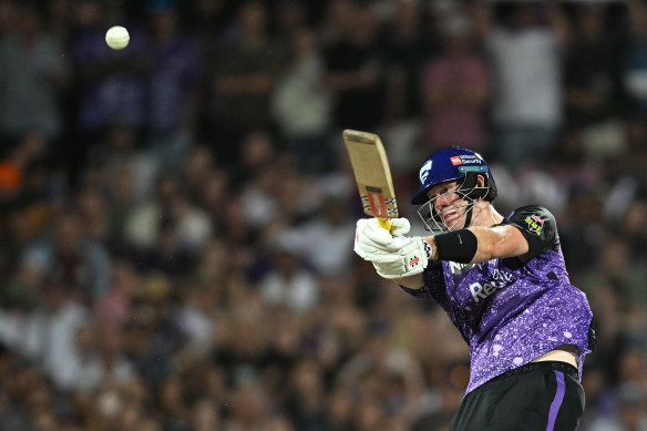 Mitch Owen hits another six. 