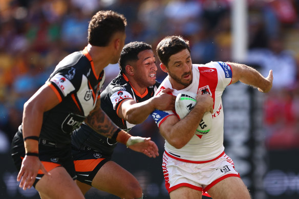 Ben Hunt pulled no punches in his assessment of the Dragons’ performance.