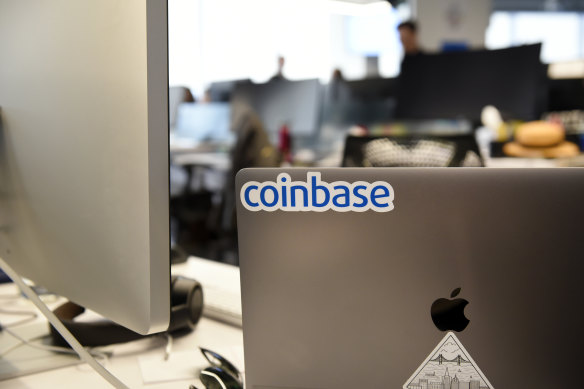 Coinbase will list on the Nasdaq on April 14 at a valuation of about $US100 billion.
