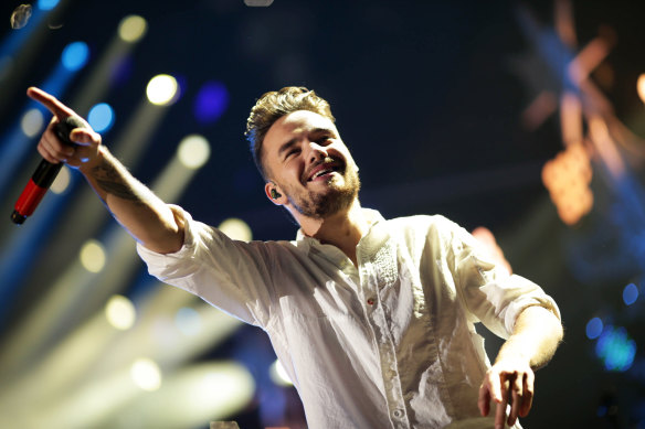 Liam Payne performing in Los Angeles in 2015.