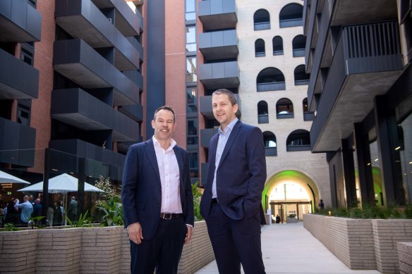 Local: Residential co-founders Dan McLennan and Matt Berg are pushing for a minimum of 10 per cent affordable and social dwellings in their developments.