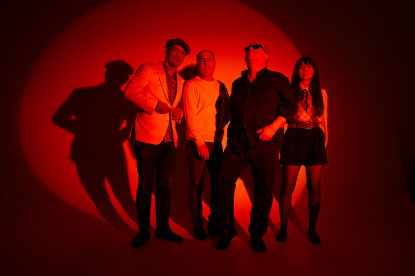 Pixies (from left) Joey Santiago, David Lovering, Black Francis and Paz Lenchantin